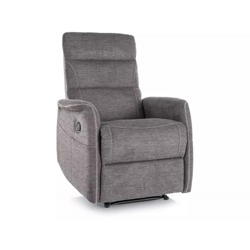 Apsildāms massāžas krēsls SOLON M BREGO tumši pelēks